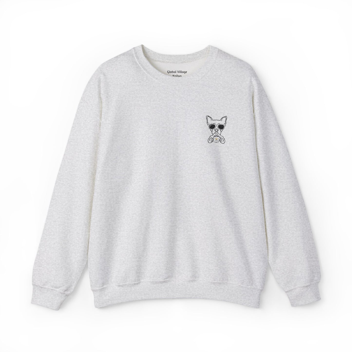 Aloha Kakahiaka Dog Embroidered Sweatshirt