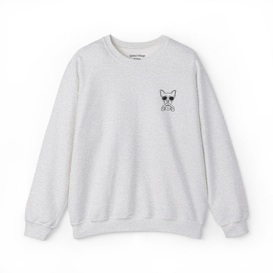 Aloha Kakahiaka Dog Embroidered Sweatshirt