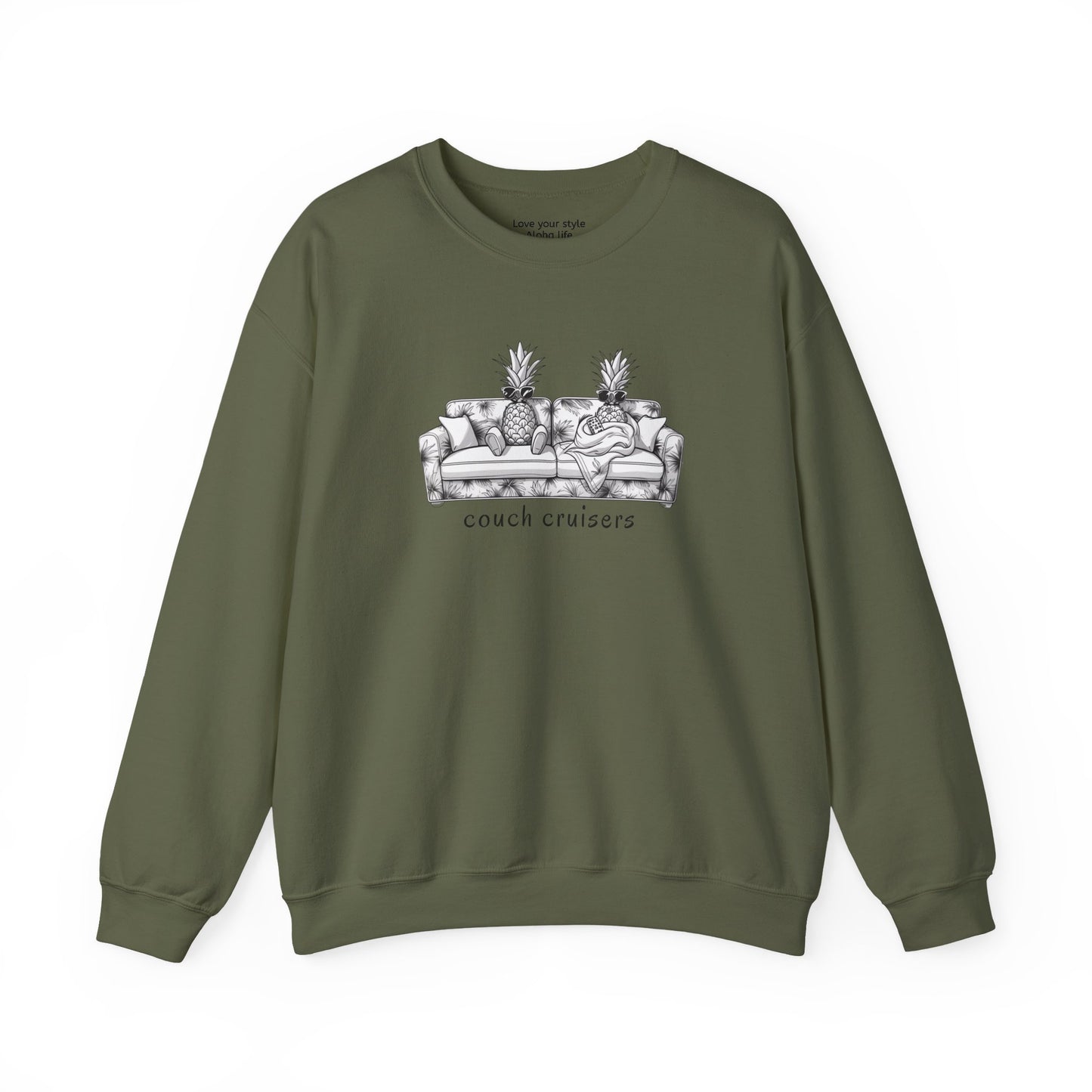 Couch Cruisers Sweatshirt – Pineapple Lounge Club Edition