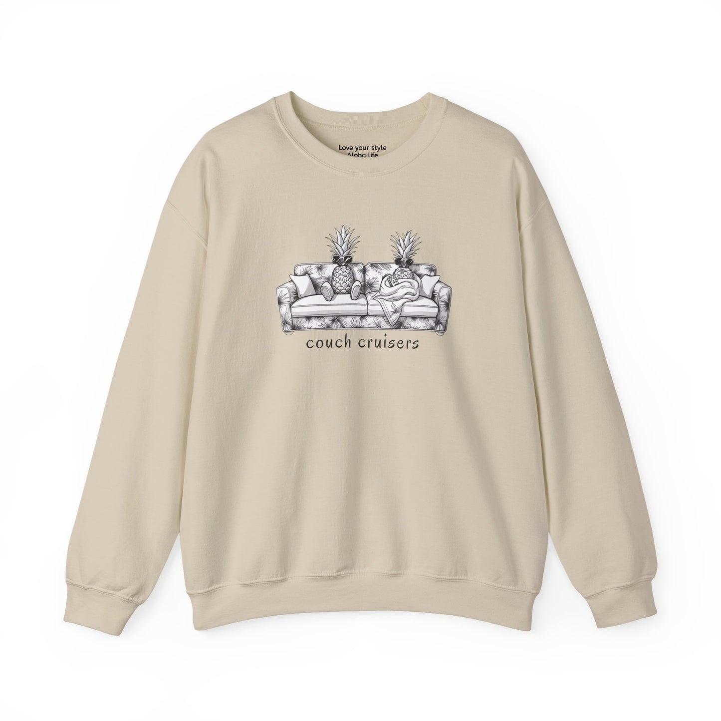 Couch Cruisers Sweatshirt – Pineapple Lounge Club Edition