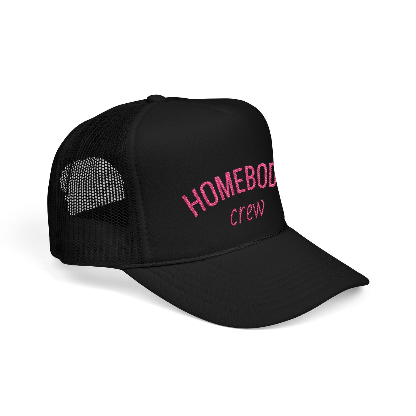 Homebody Crew Trucker Hat – Pink Vibes
