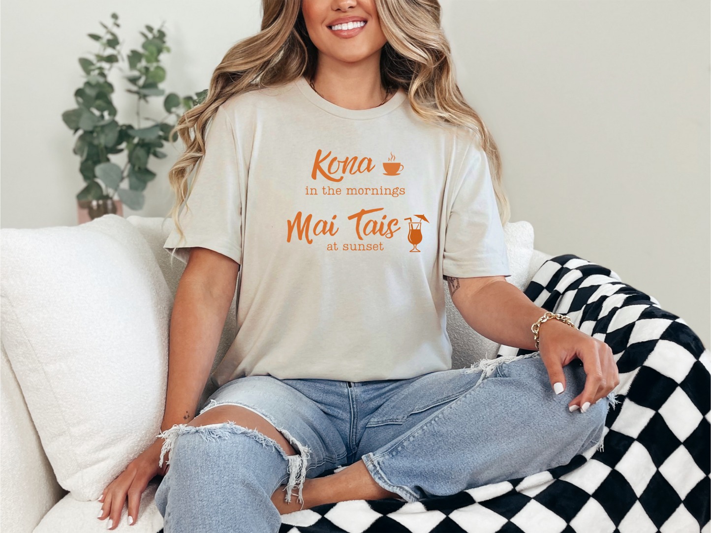 Kona in the Morning, Mai Tais at Sunset Graphic Tee