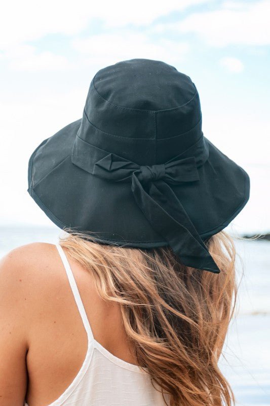 Bow Accent Cargo Hats - Global Village Kailua Boutique