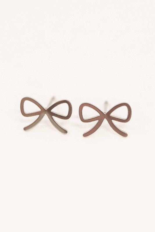 Cute Bow Stud Earrings - Global Village Kailua Boutique