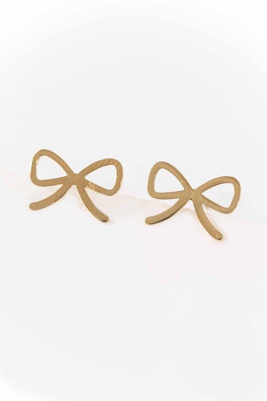 Cute Bow Stud Earrings - Global Village Kailua Boutique