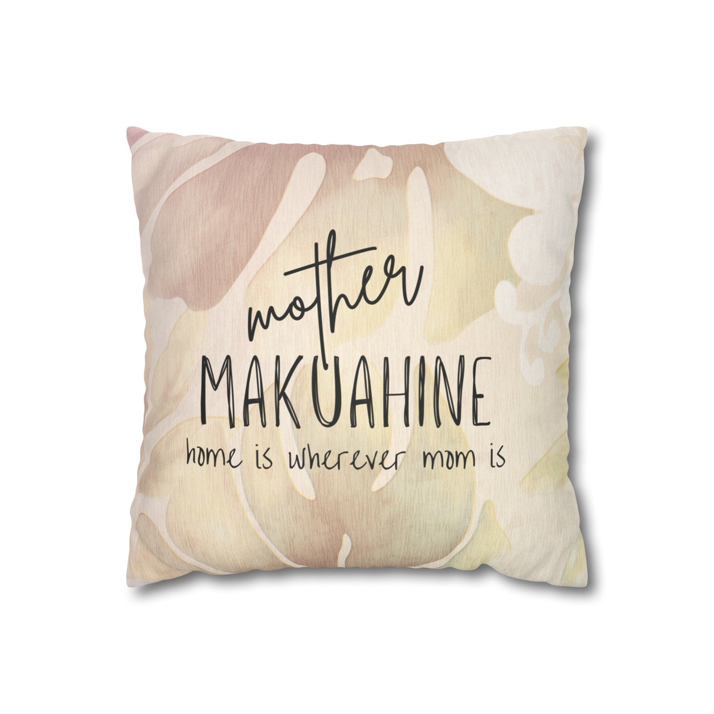 Faux Suede Square Pillow Makuahine (4 sizes) - Global Village Kailua Boutique