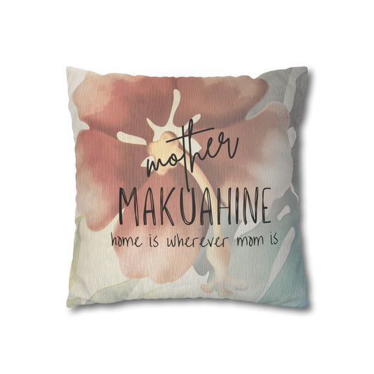 Faux Suede Square Pillow Makuahine (4 sizes) - Global Village Kailua Boutique