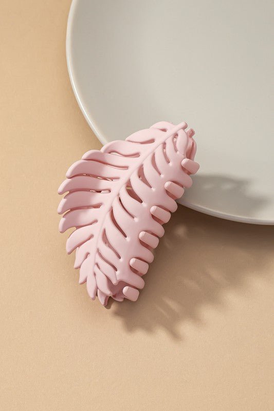 Fern Leaf Hair Claw Clip - Global Village Kailua Boutique