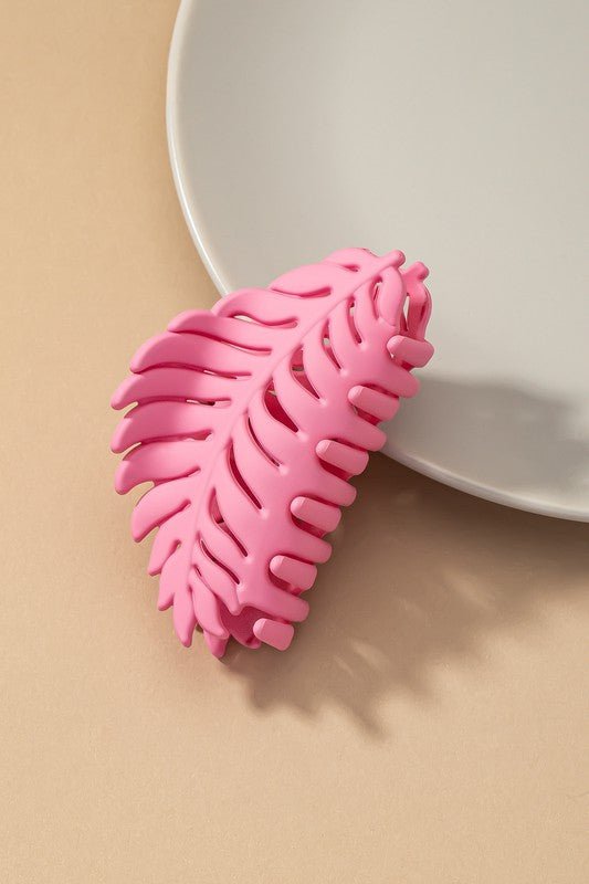 Fern Leaf Hair Claw Clip - Global Village Kailua Boutique