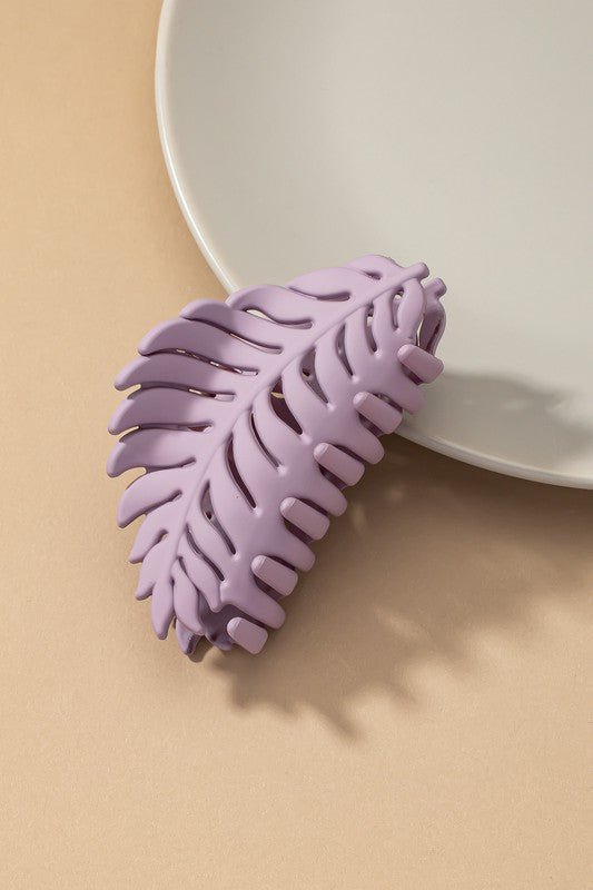 Fern Leaf Hair Claw Clip - Global Village Kailua Boutique