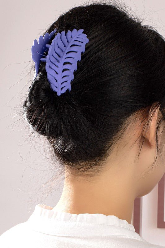 Fern Leaf Hair Claw Clip - Global Village Kailua Boutique