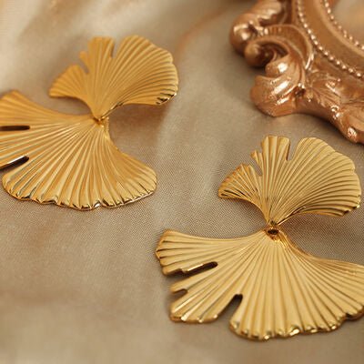 Ginkgo Statement Earrings - Global Village Kailua Boutique