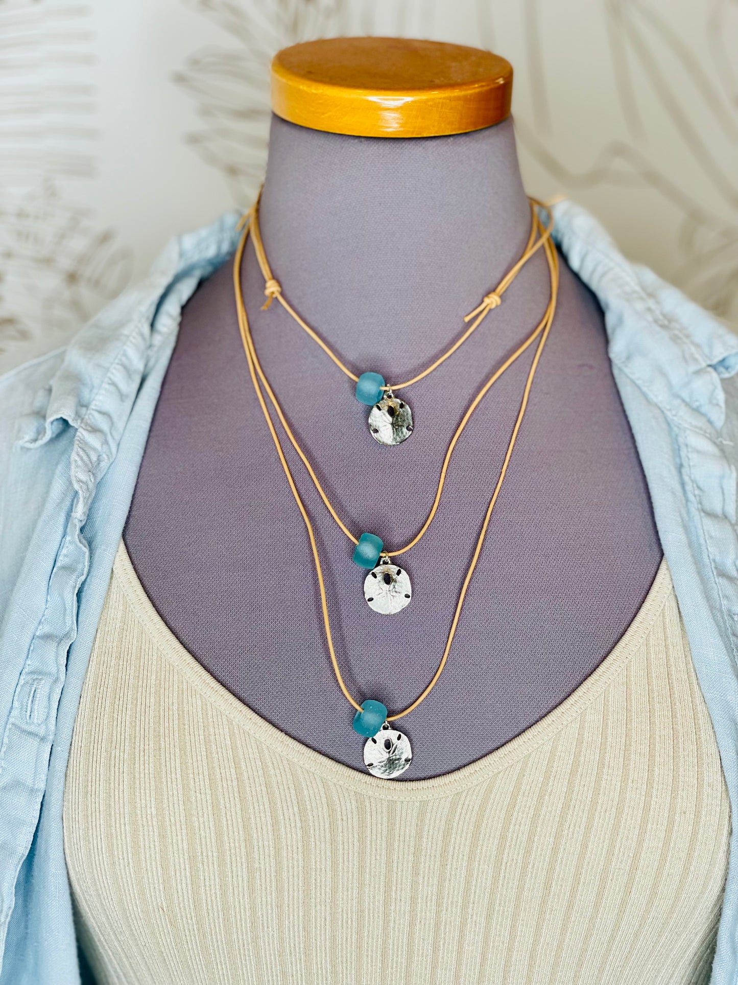 Sand Dollar Adjustable Necklace