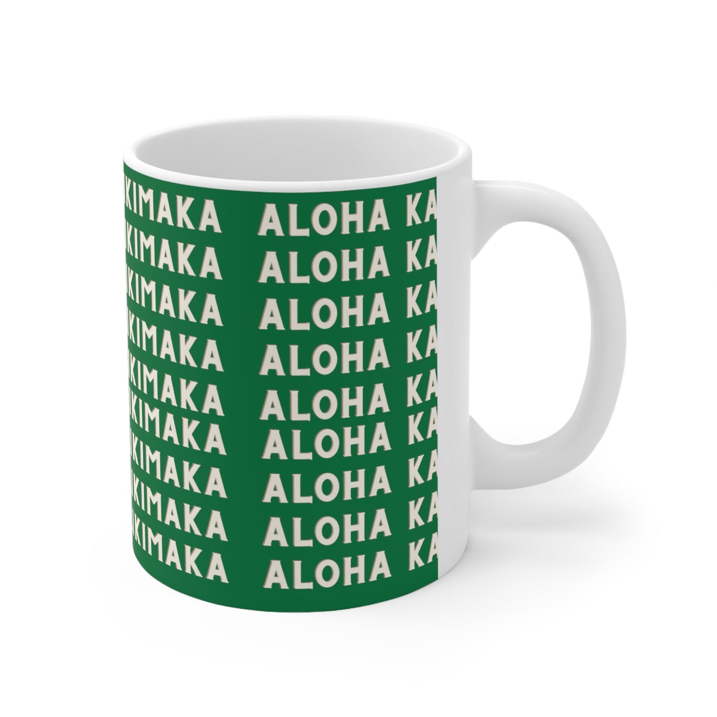 11oz Mug Aloha Kalikimaka All the Way - Global Village Kailua Boutique