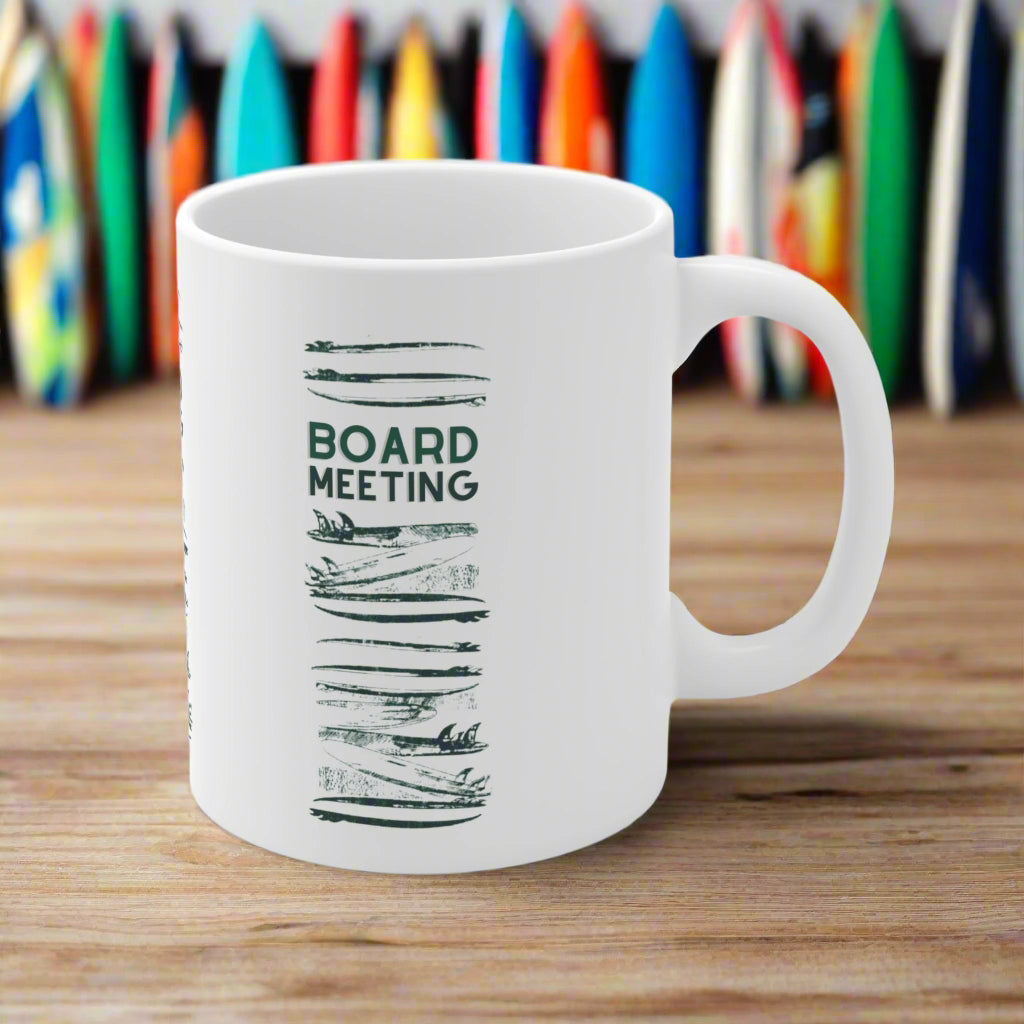 11oz Mug Board Meeting - Global Village Kailua Boutique