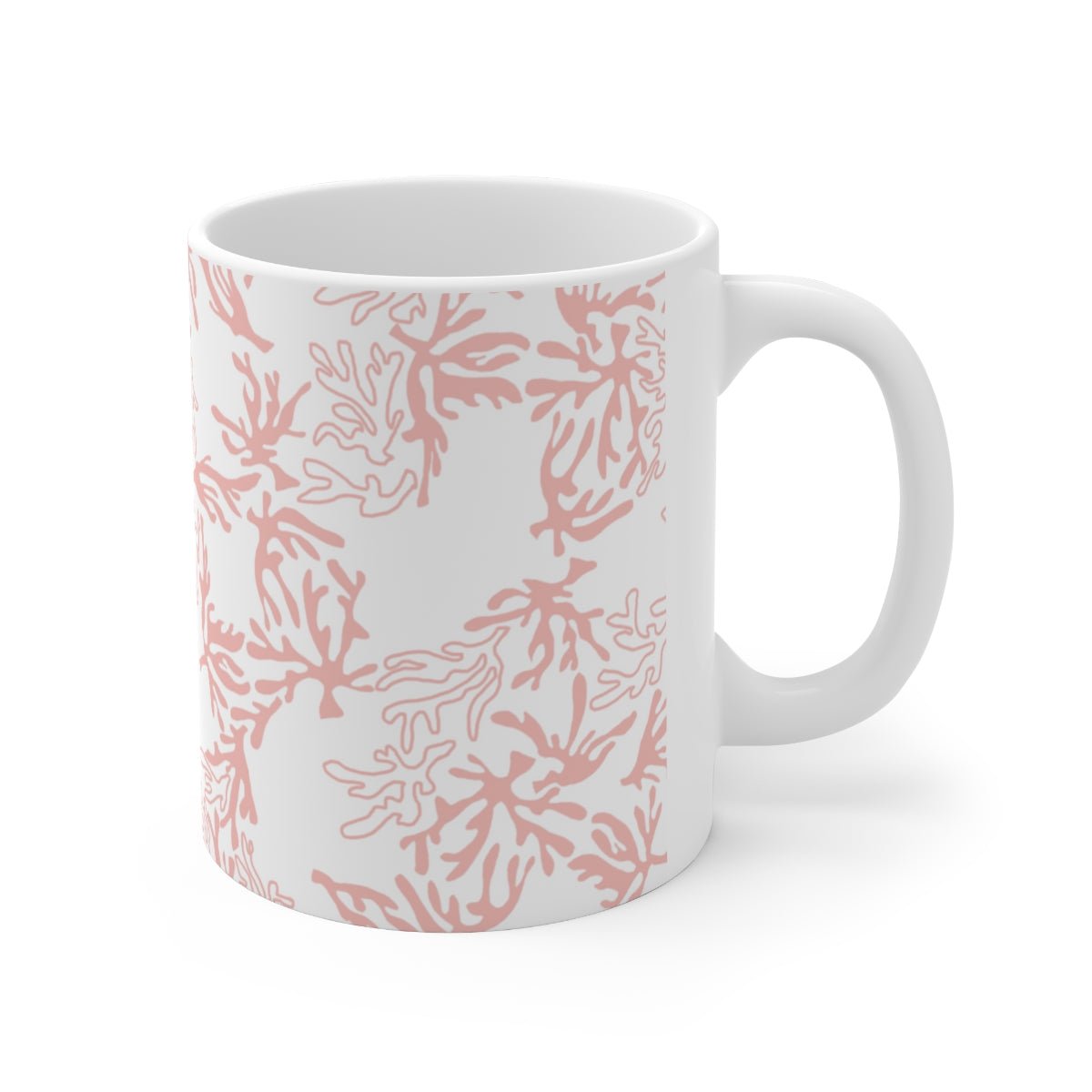 11oz Mug Coral Pink Global Village Kailua Boutique