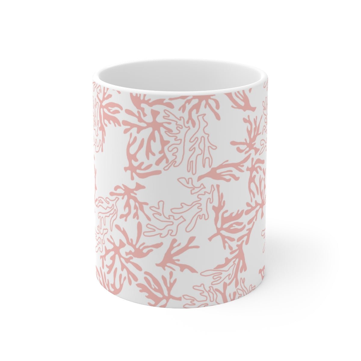 11oz Mug Coral Pink Global Village Kailua Boutique