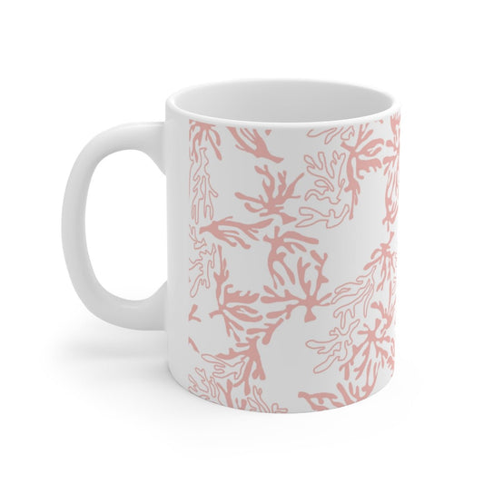 11oz Mug Coral Pink Global Village Kailua Boutique