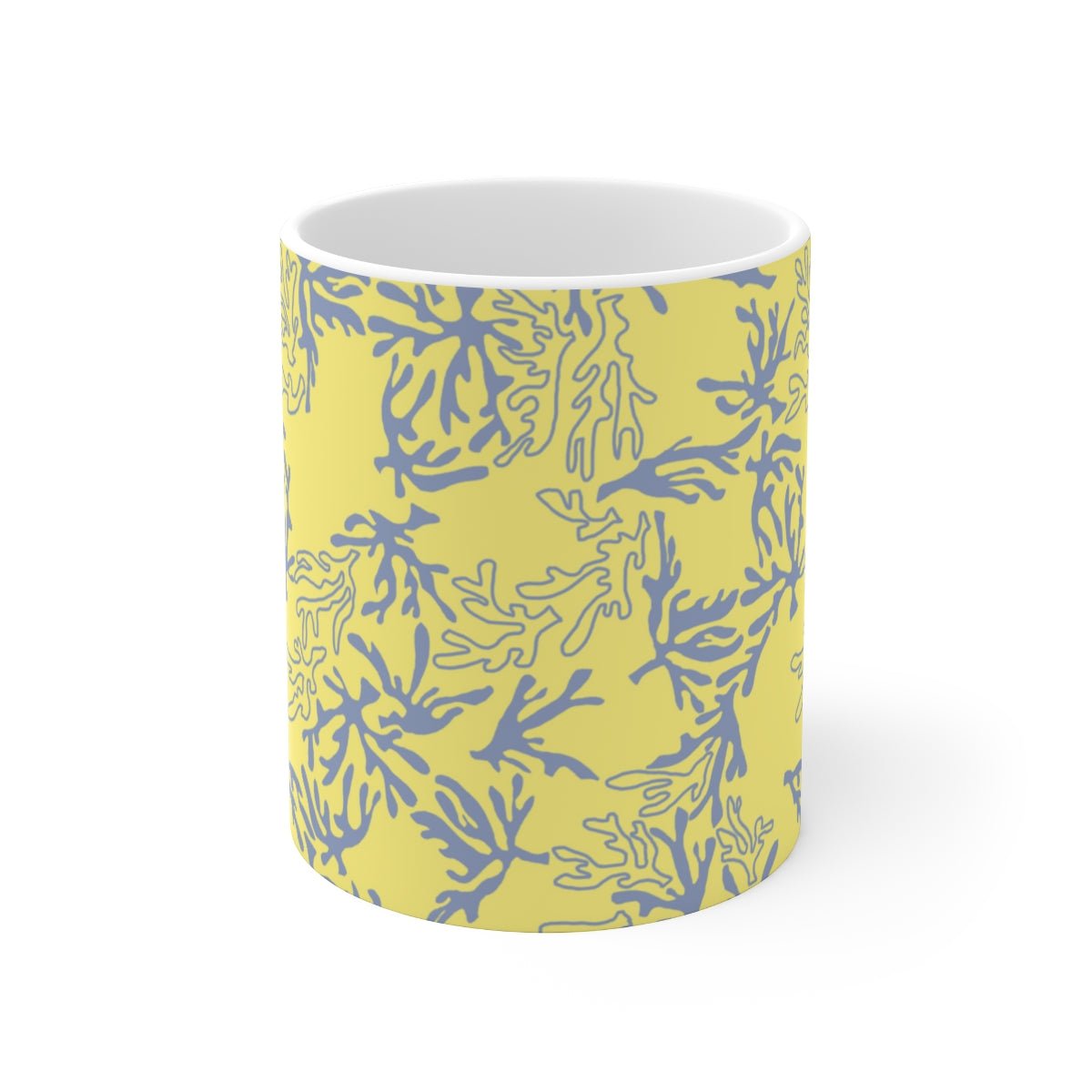 11oz Mug Coral Yellow Global Village Kailua Boutique