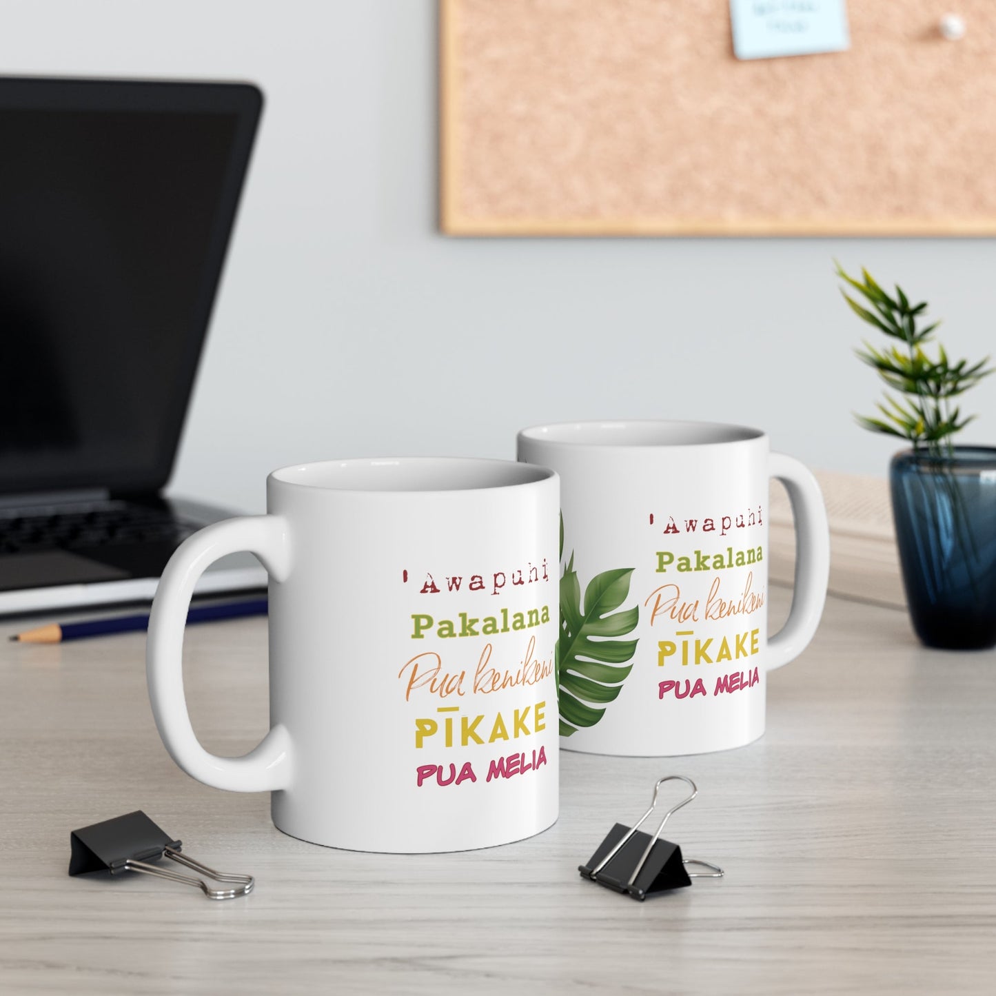 11oz Mug Favorite Flowers - Global Village Kailua Boutique