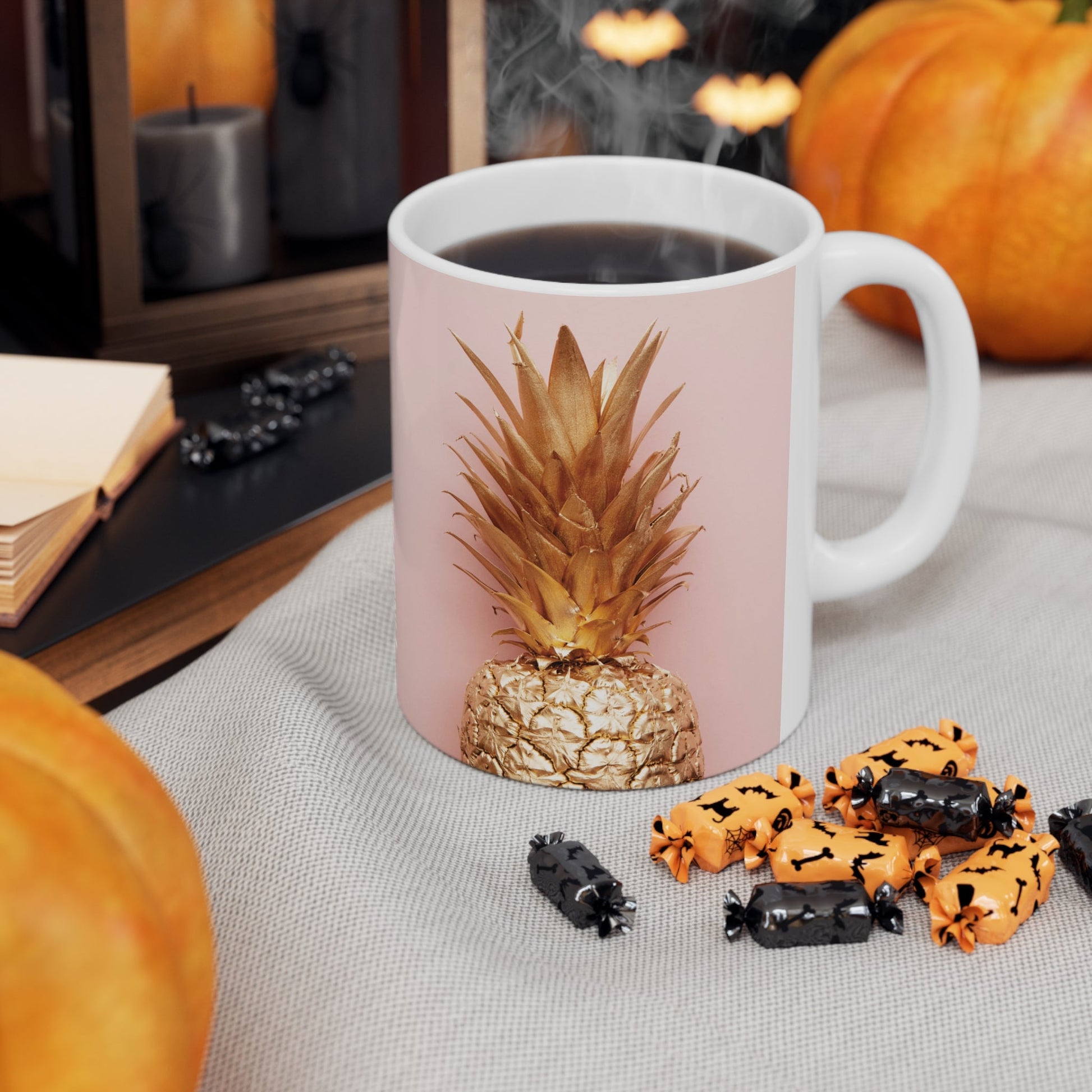 11oz Mug Golden Pineapple - Global Village Kailua Boutique