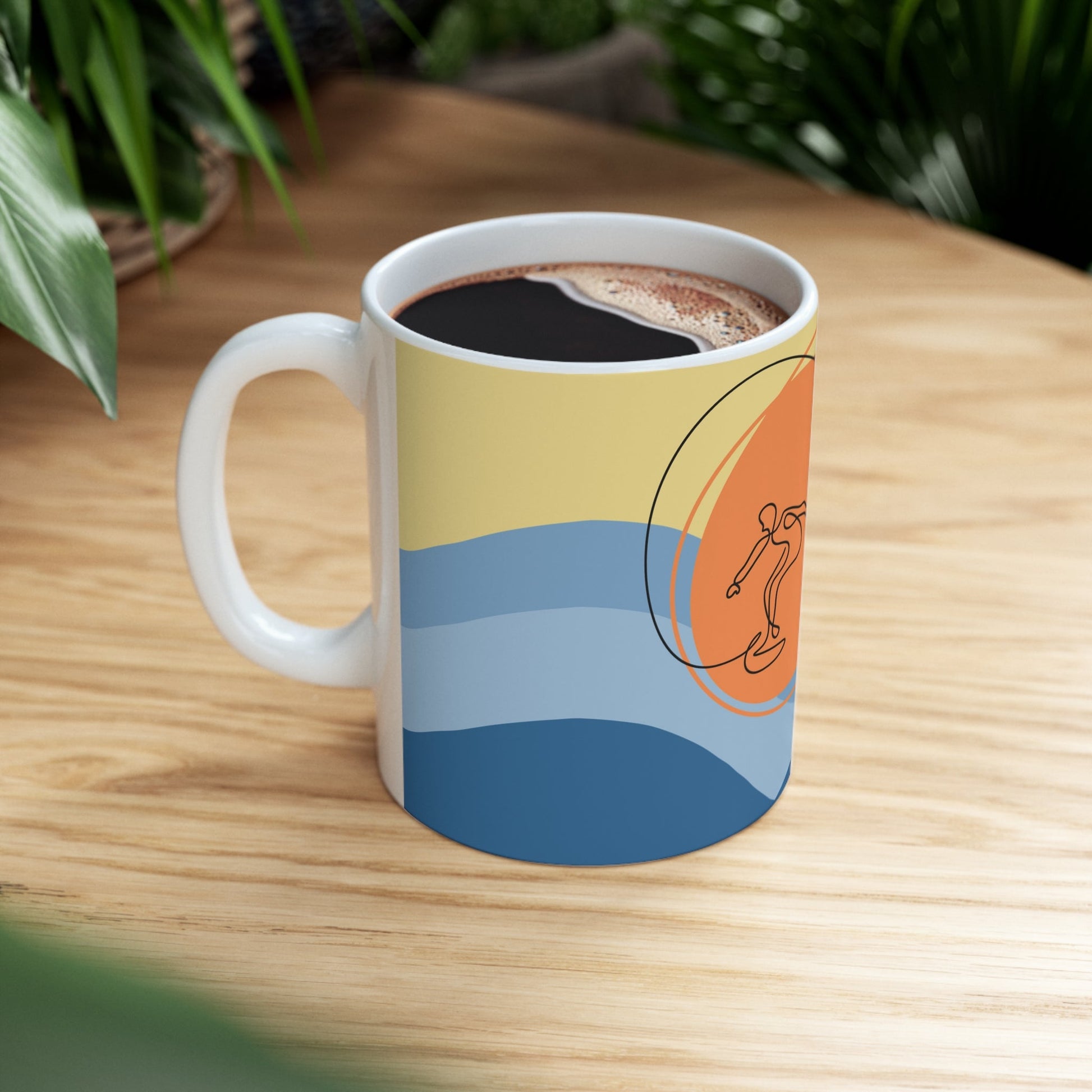 11oz Mug Heʻe Nalu - Global Village Kailua Boutique