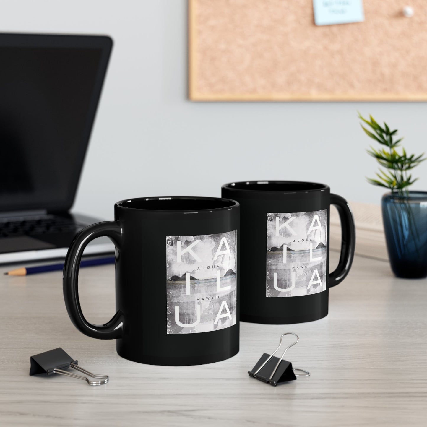 11oz Mug Kailua Block - Global Village Kailua Boutique