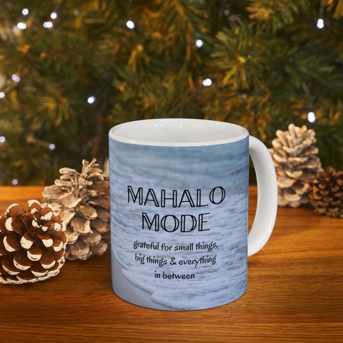 11oz Mug Mahalo Mode Beach Global Village Kailua Boutique