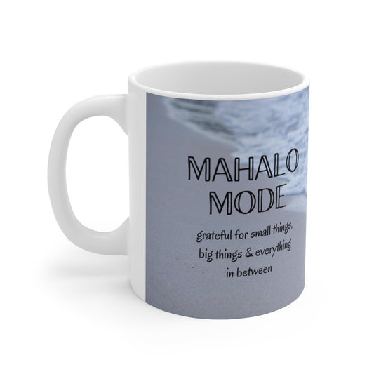 11oz Mug Mahalo Mode Beach Global Village Kailua Boutique