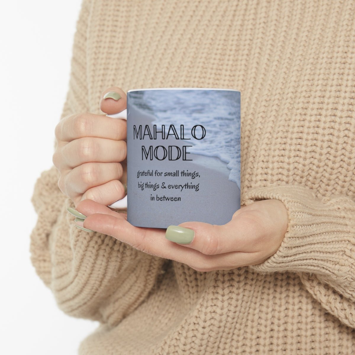 11oz Mug Mahalo Mode Beach Global Village Kailua Boutique