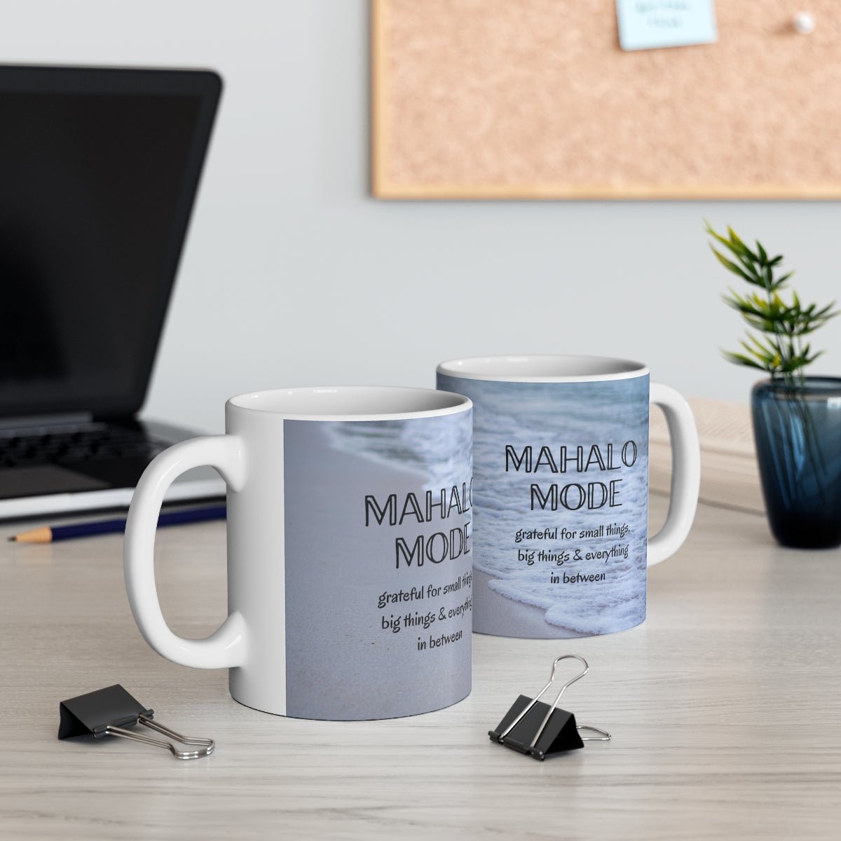11oz Mug Mahalo Mode Beach Global Village Kailua Boutique