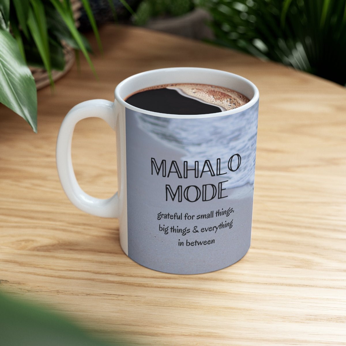 11oz Mug Mahalo Mode Beach Global Village Kailua Boutique