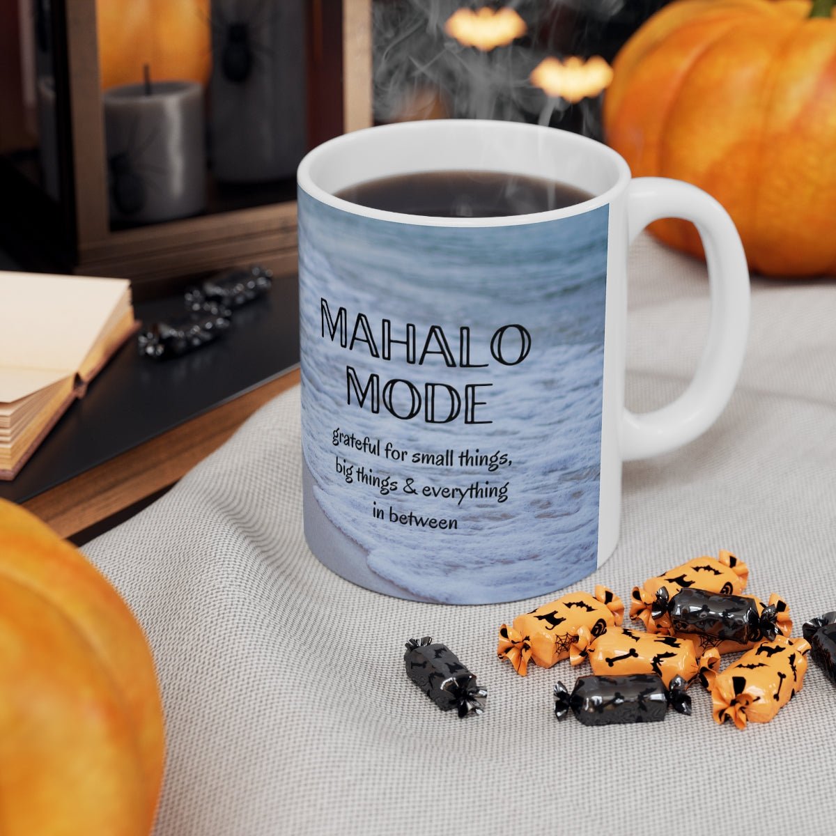 11oz Mug Mahalo Mode Beach Global Village Kailua Boutique