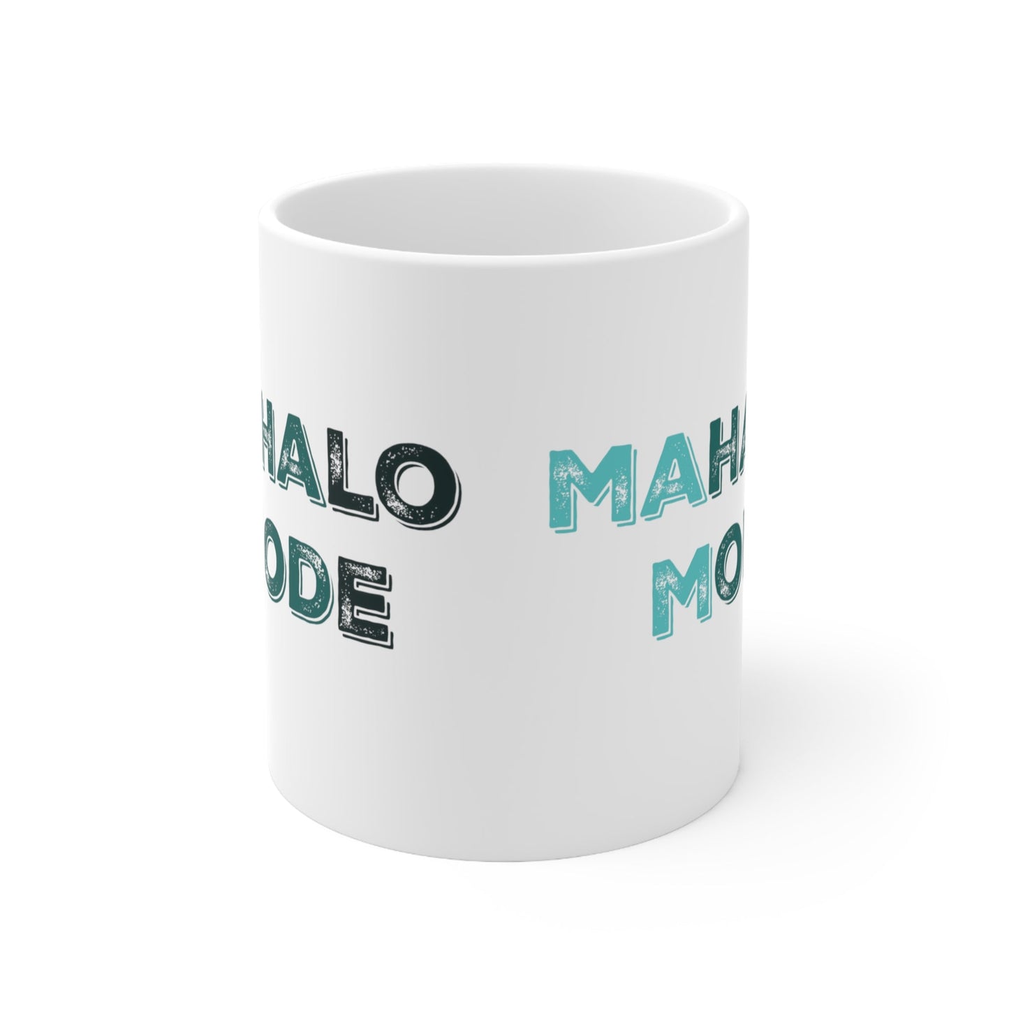 11oz Mug Mahalo Mode Sketch - Global Village Kailua Boutique