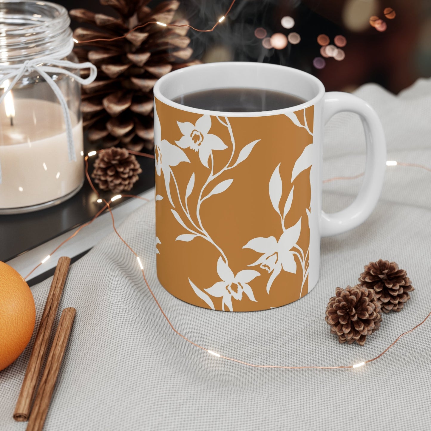 11oz Mug Orchid Caramel - Global Village Kailua Boutique