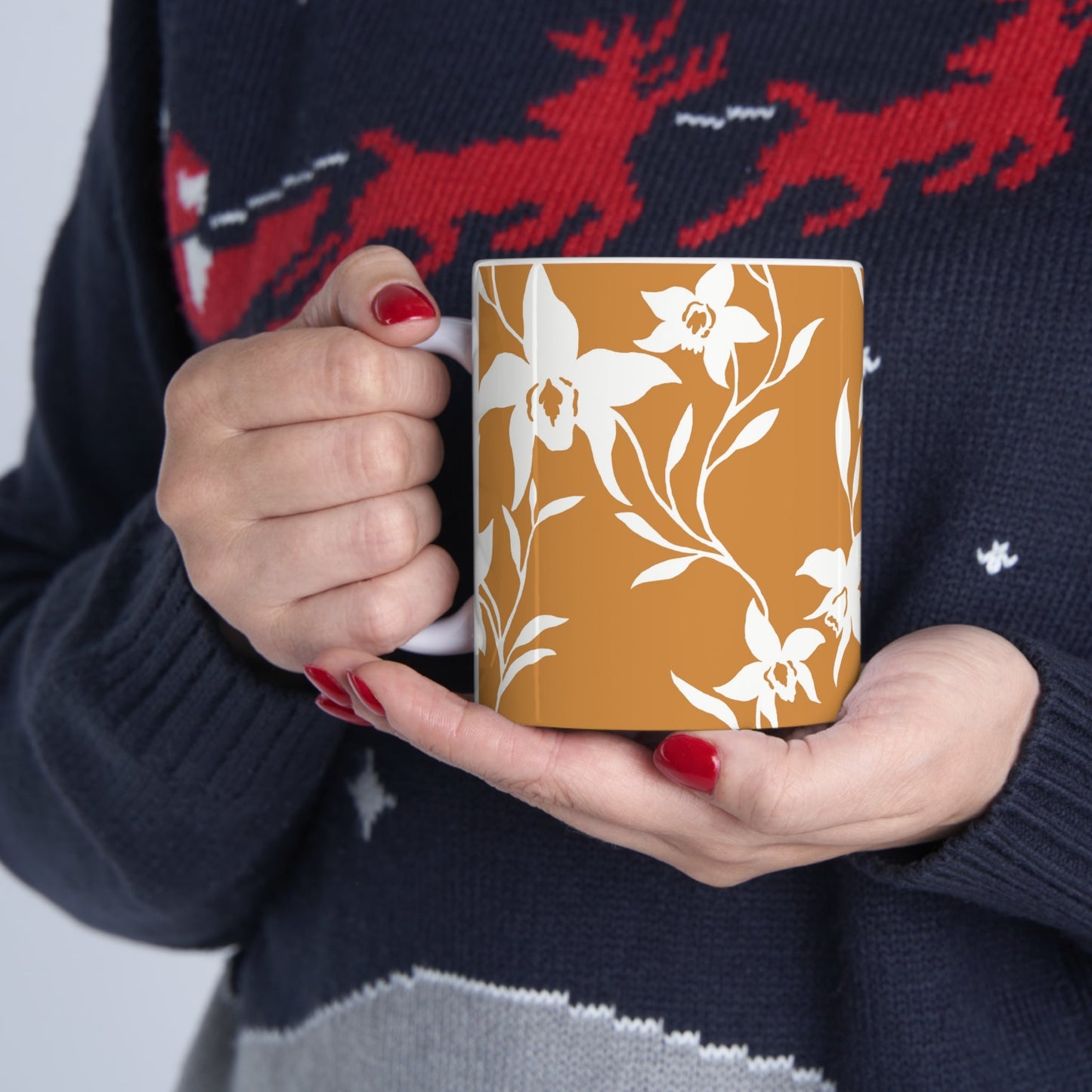 11oz Mug Orchid Caramel - Global Village Kailua Boutique