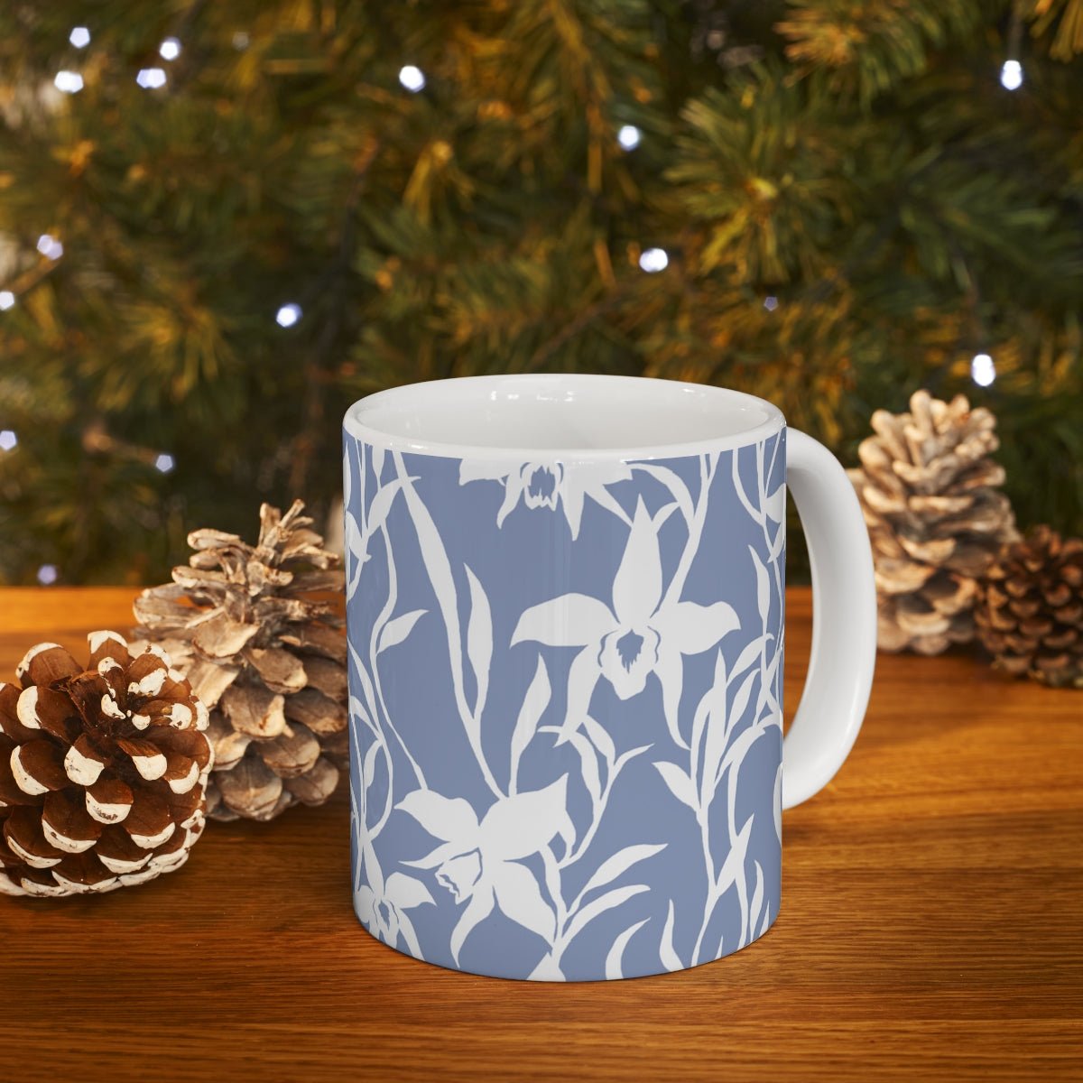 11oz Mug Orchid Periwinkle Global Village Kailua Boutique