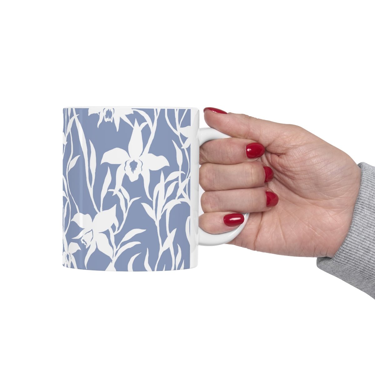 11oz Mug Orchid Periwinkle Global Village Kailua Boutique
