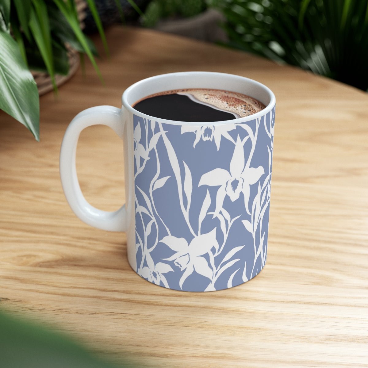 11oz Mug Orchid Periwinkle Global Village Kailua Boutique
