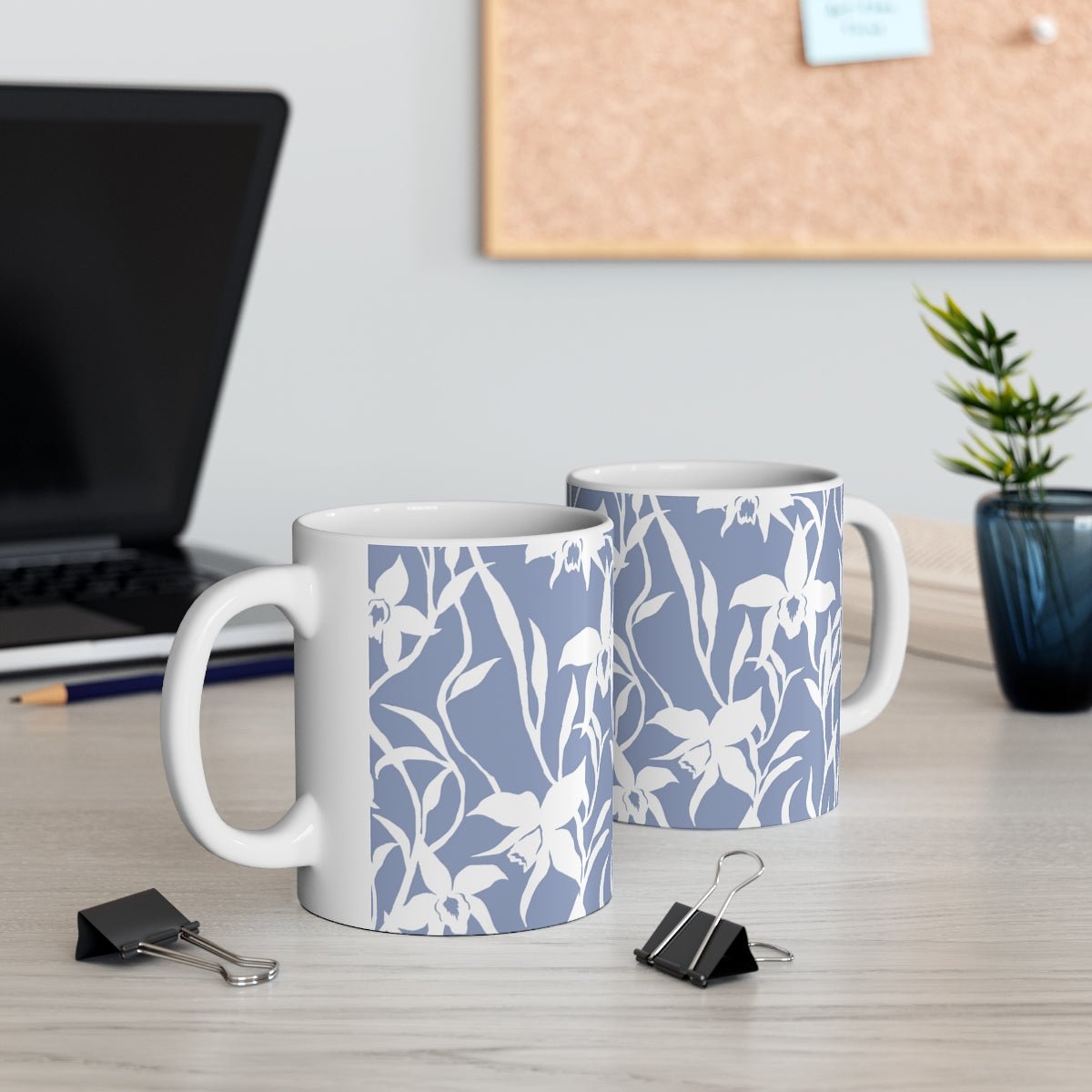 11oz Mug Orchid Periwinkle Global Village Kailua Boutique