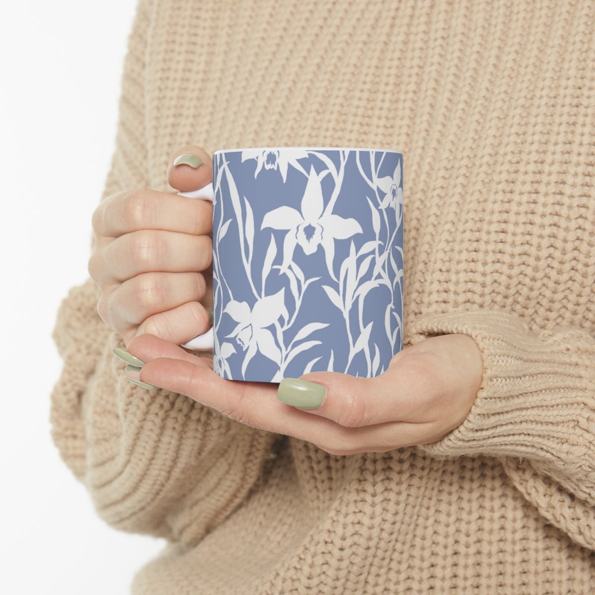 11oz Mug Orchid Periwinkle Global Village Kailua Boutique