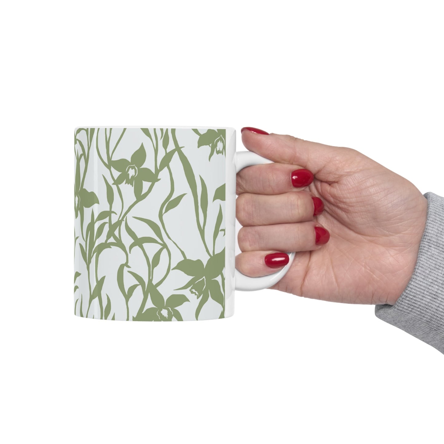 11oz Mug Orchid Sage - Global Village Kailua Boutique