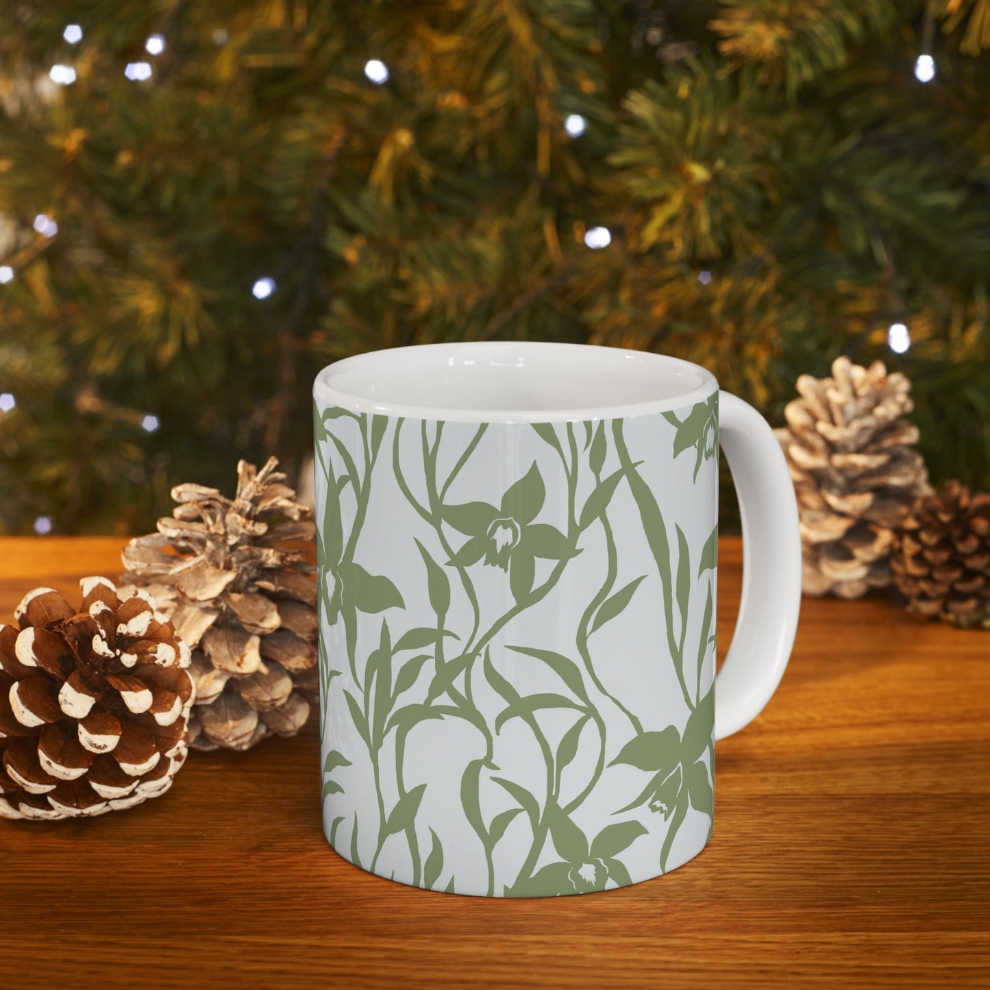 11oz Mug Orchid Sage - Global Village Kailua Boutique