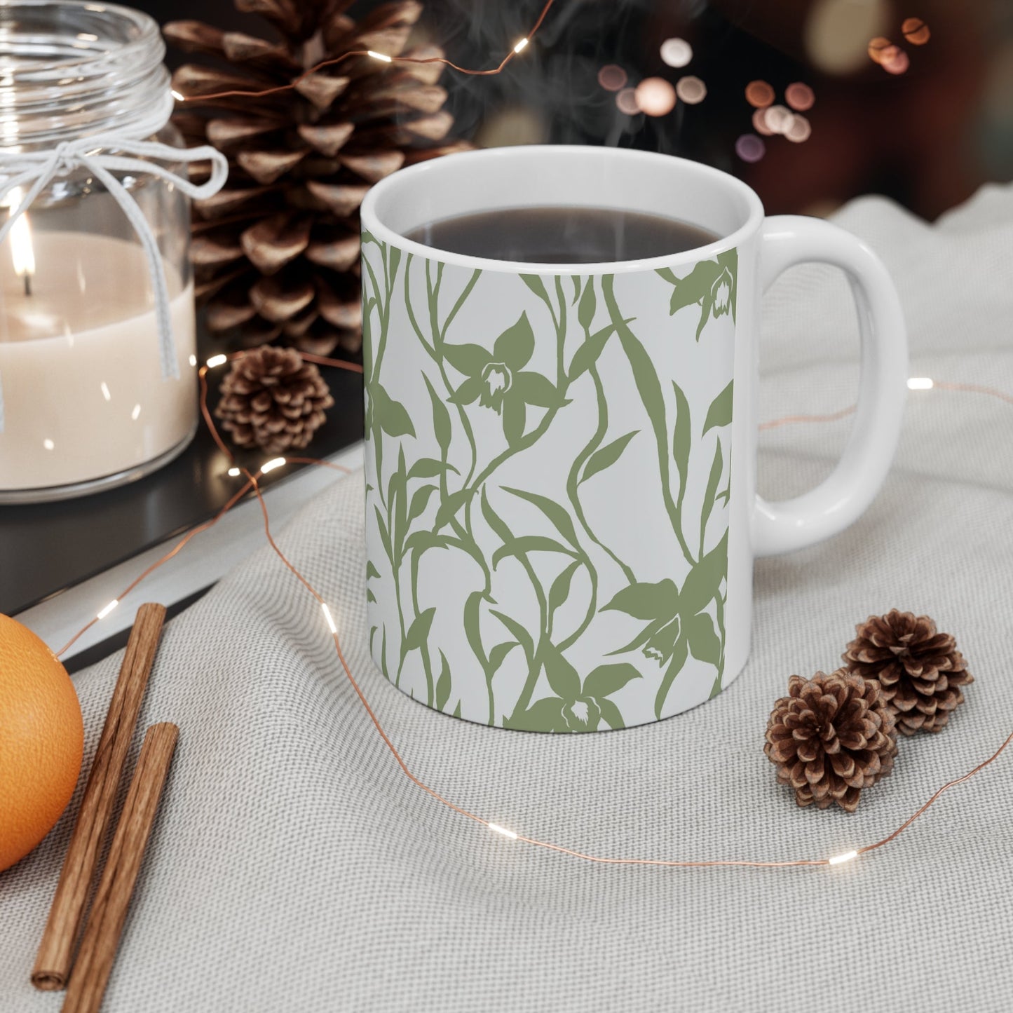 11oz Mug Orchid Sage - Global Village Kailua Boutique