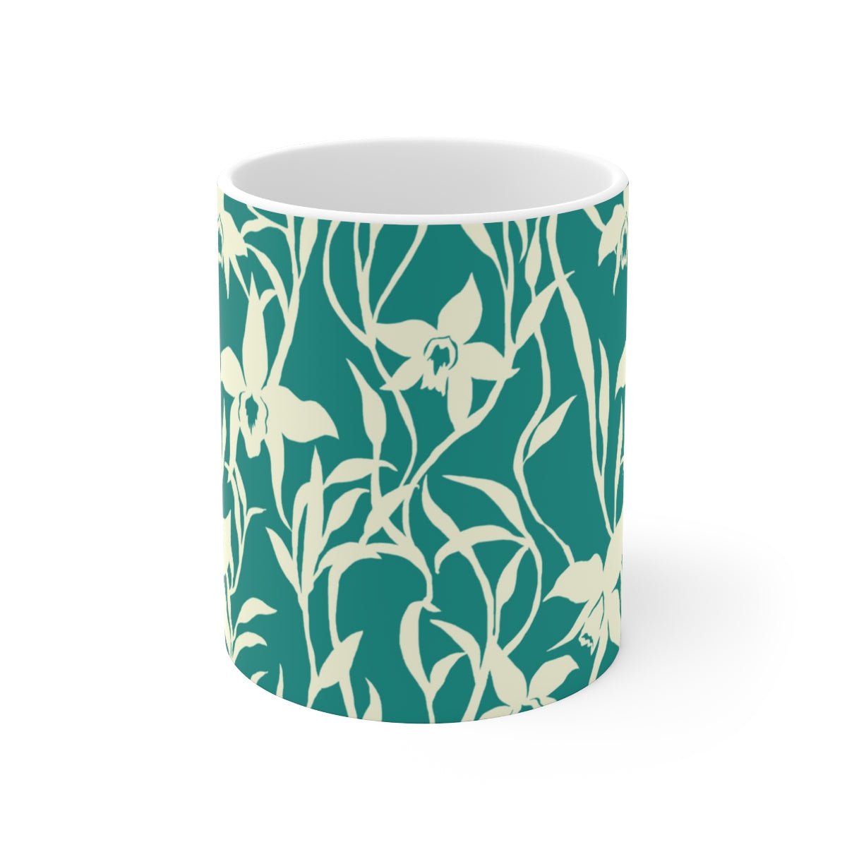 11oz Mug Orchid Teal Global Village Kailua Boutique