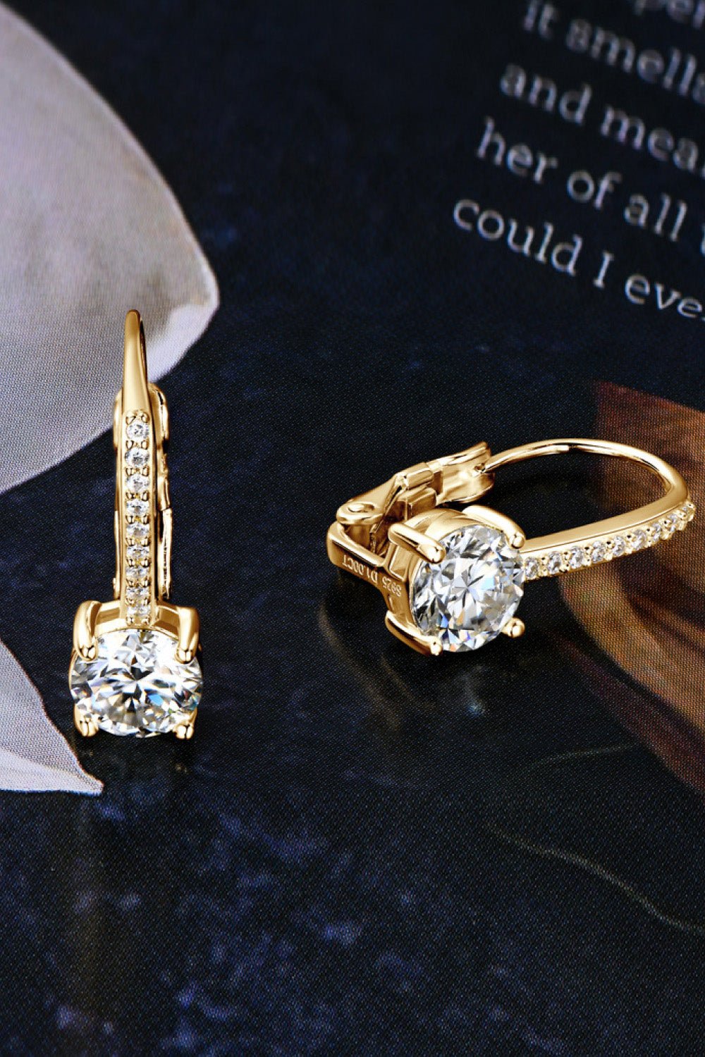 2 Carat Moissanite 925 Sterling Silver Earrings - Global Village Kailua Boutique
