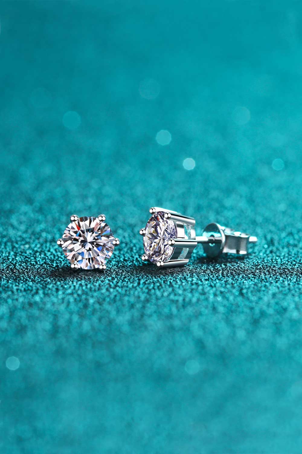 .2 Carat Moissanite Stud Earrings - Global Village Kailua Boutique