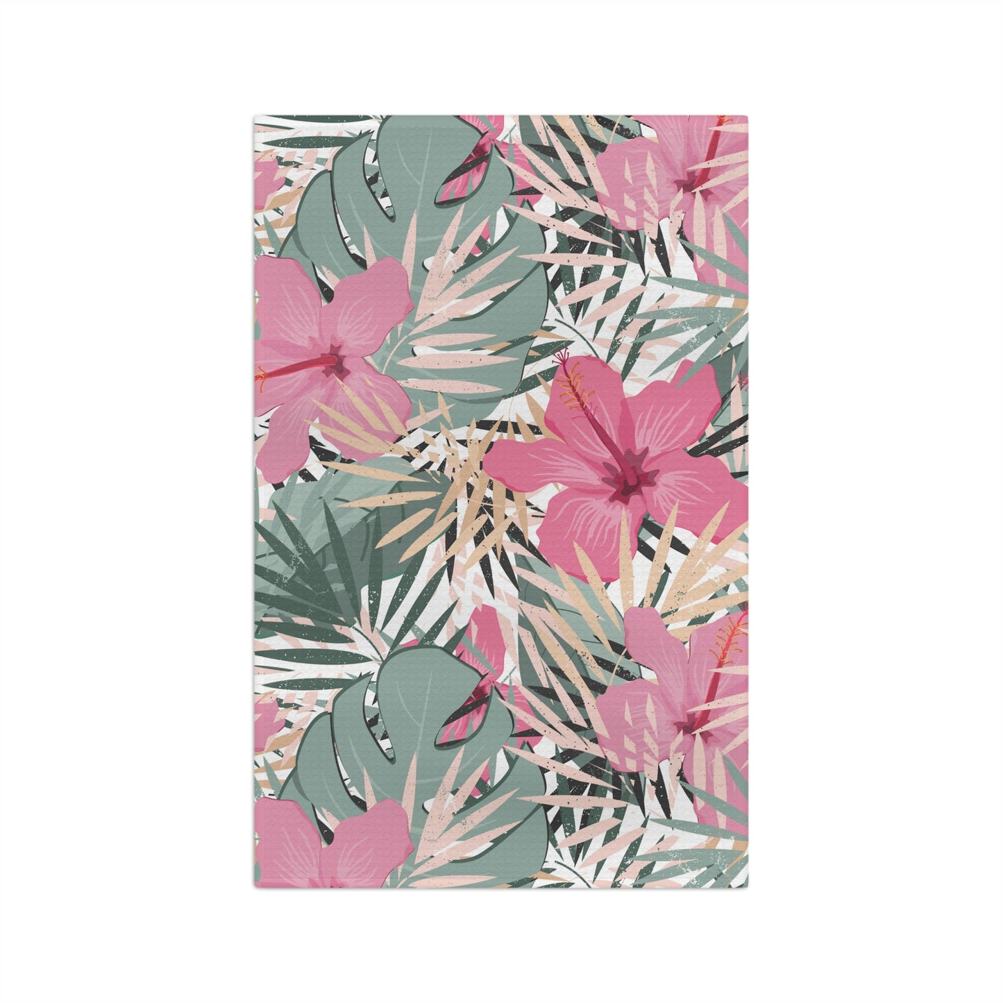 Kitchen Towel Hibiscus Pastel