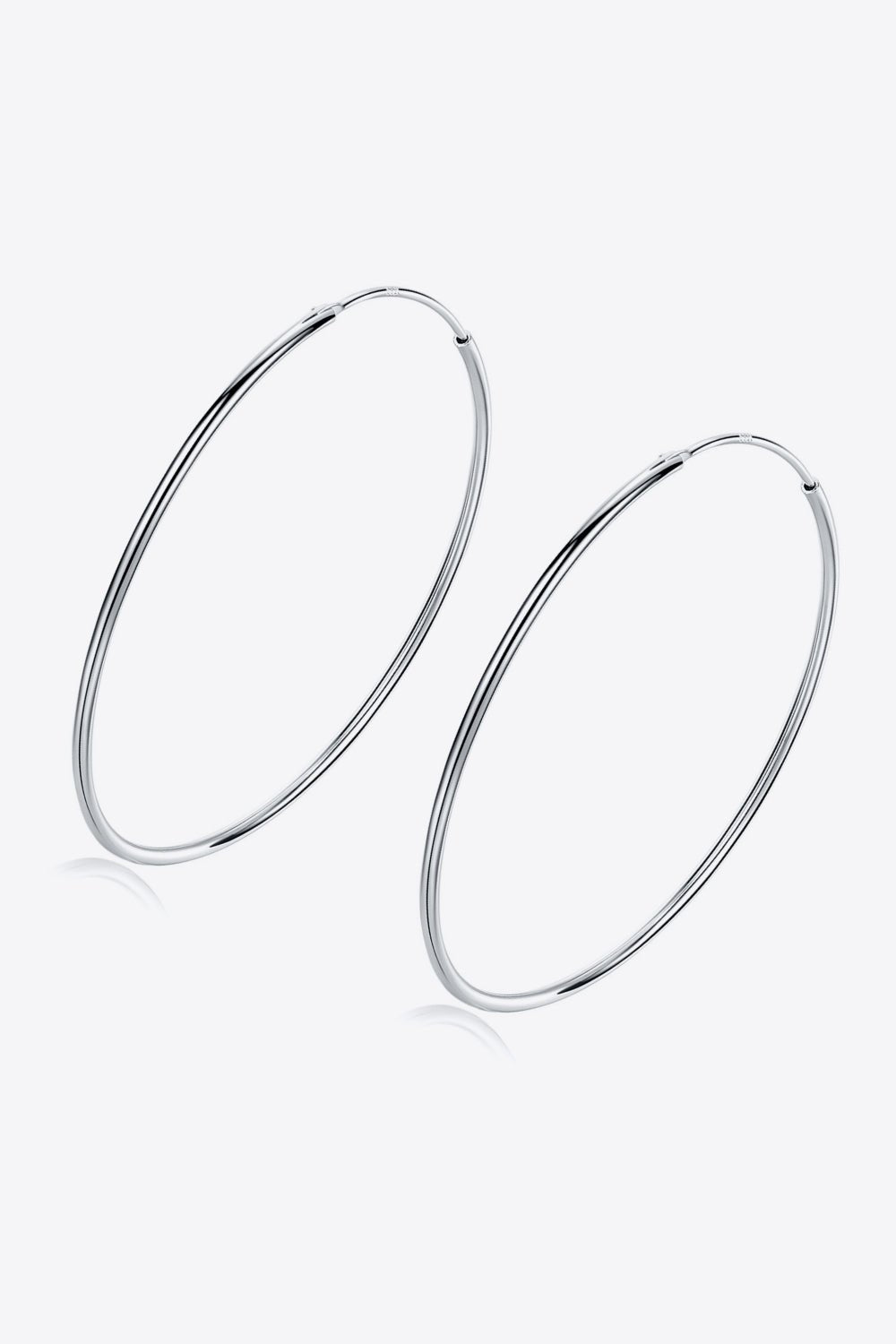 925 Sterling Silver 1.2" Hoop Earrings - Global Village Kailua Boutique