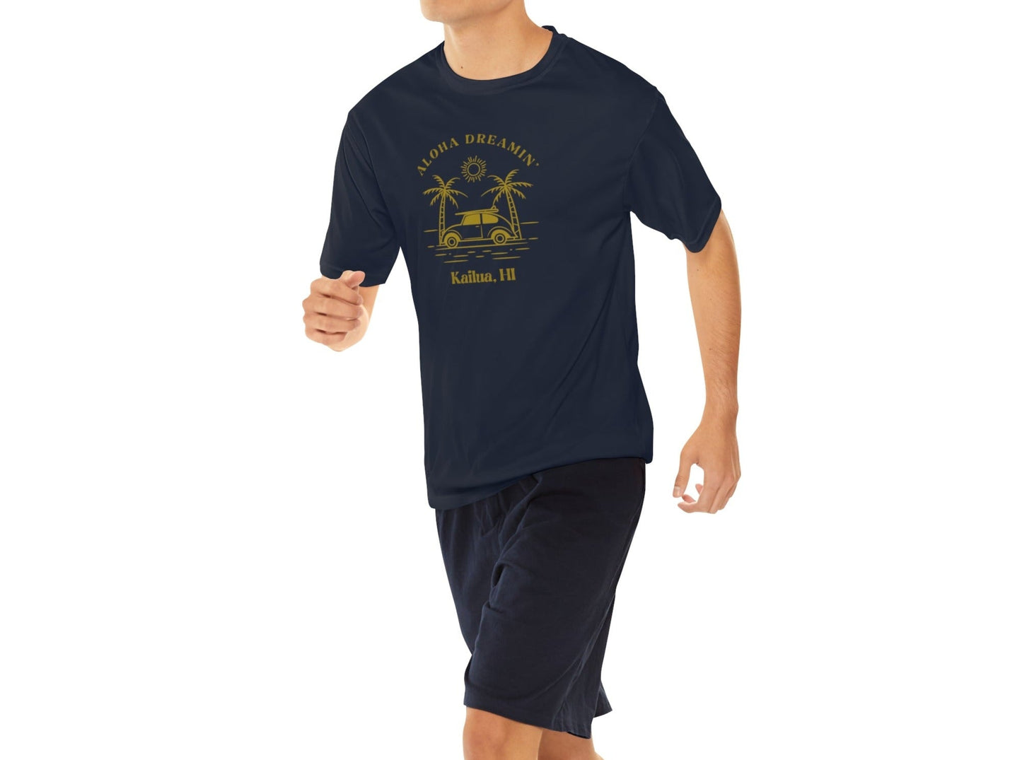 Aloha Dreamin' Performance T-Shirt - Global Village Kailua Boutique